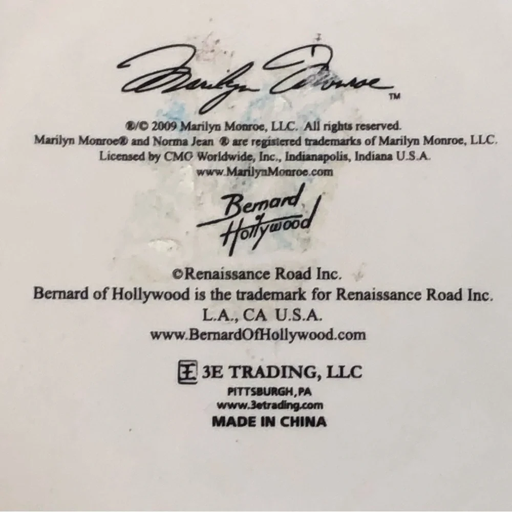 2 Marilyn Monroe Collectors Plates Bernard Of Hollywood - Picture 10 of 10